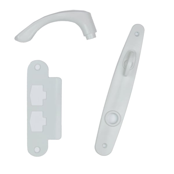 Hinged Patio Door Left Hand Single Door Interior Trim Set