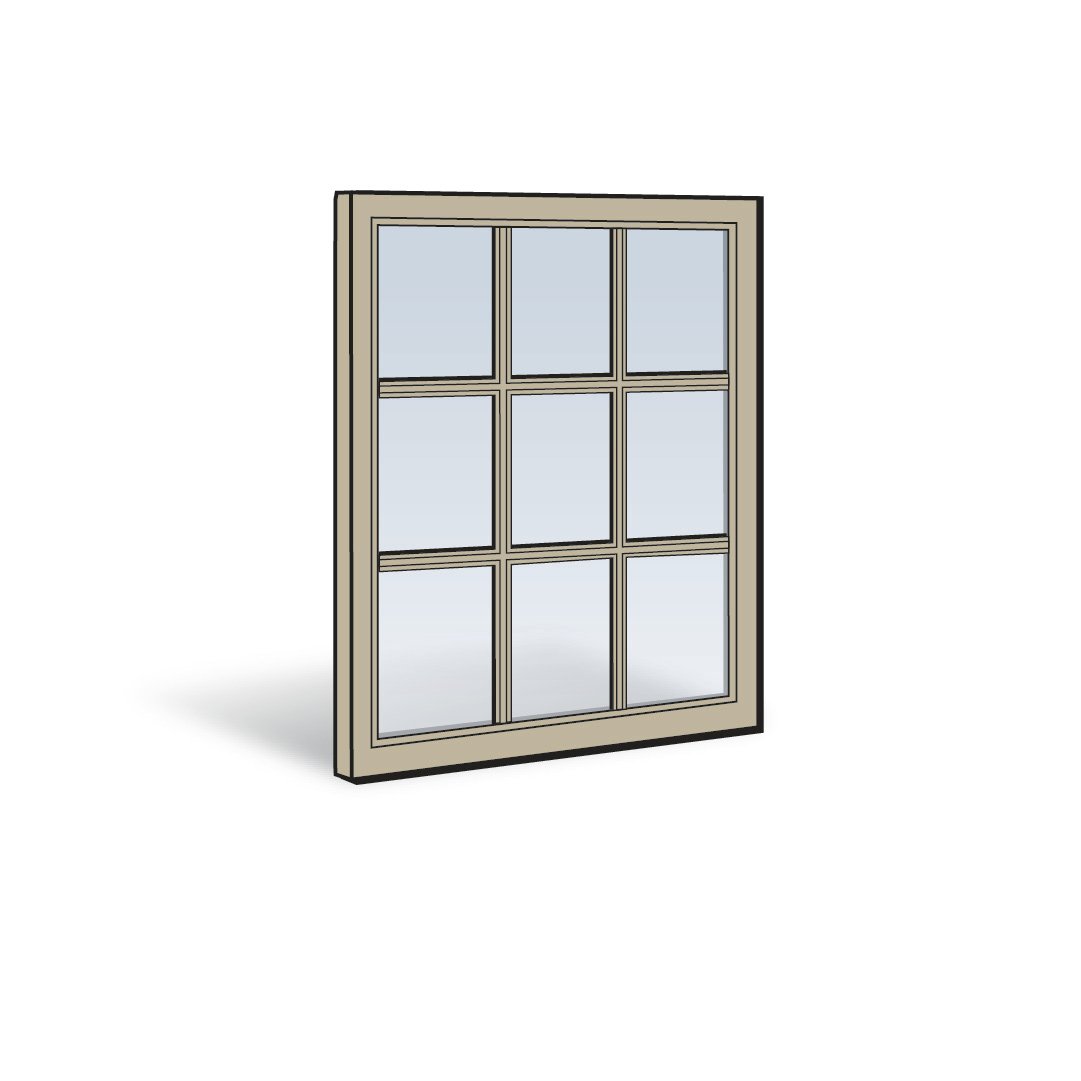 Narroline Double-Hung Window Upper Sash