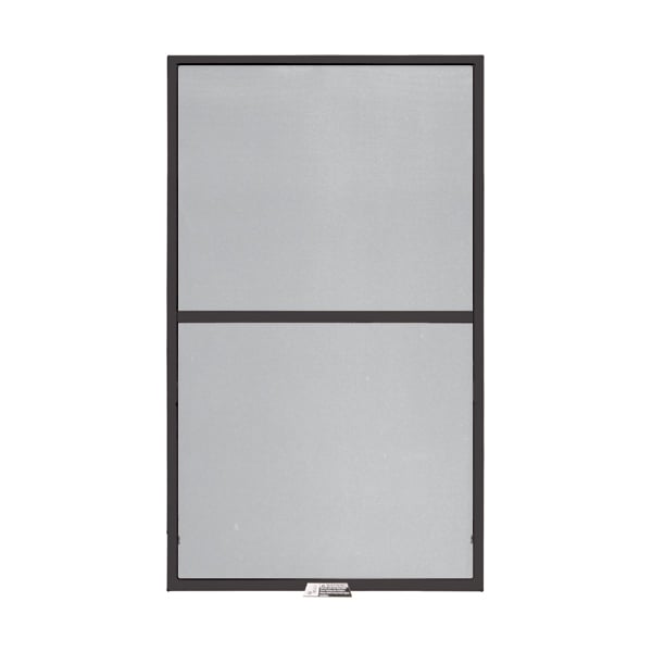 Black Full Conventional Double-Hung Window Insect Screen