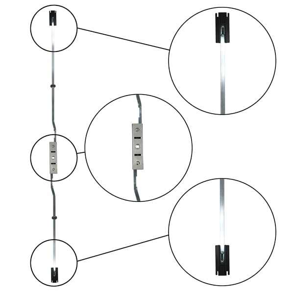 200 and A-Series Hinged Insect Screen Lock Assembly