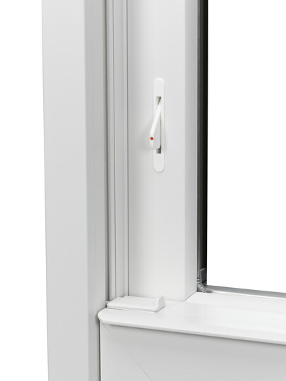 White Window Opening Control Device Kit