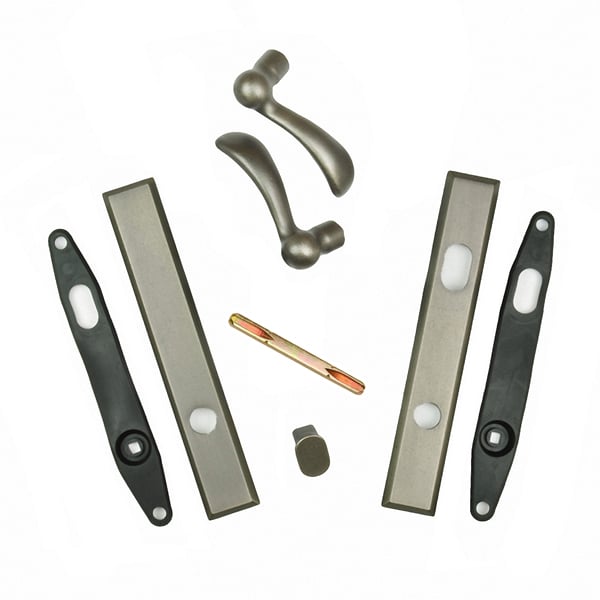 Hinged Patio Door Double Door Exterior Trim Set