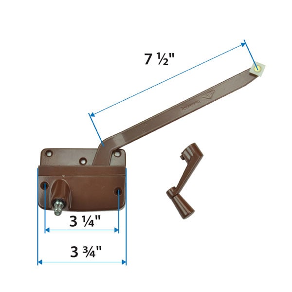 Wood Casement Window Straight Arm Operator