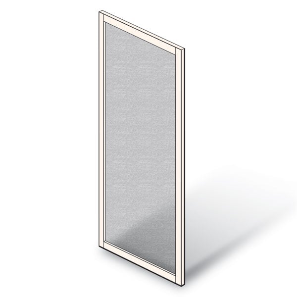 White 200 Series & A-Series Hinged Patio Door Hinged Insect Screen