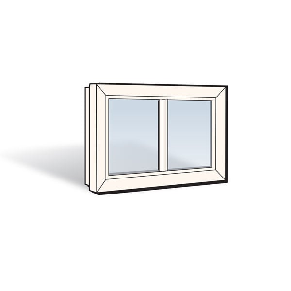 Gliding Window Stationary Sash