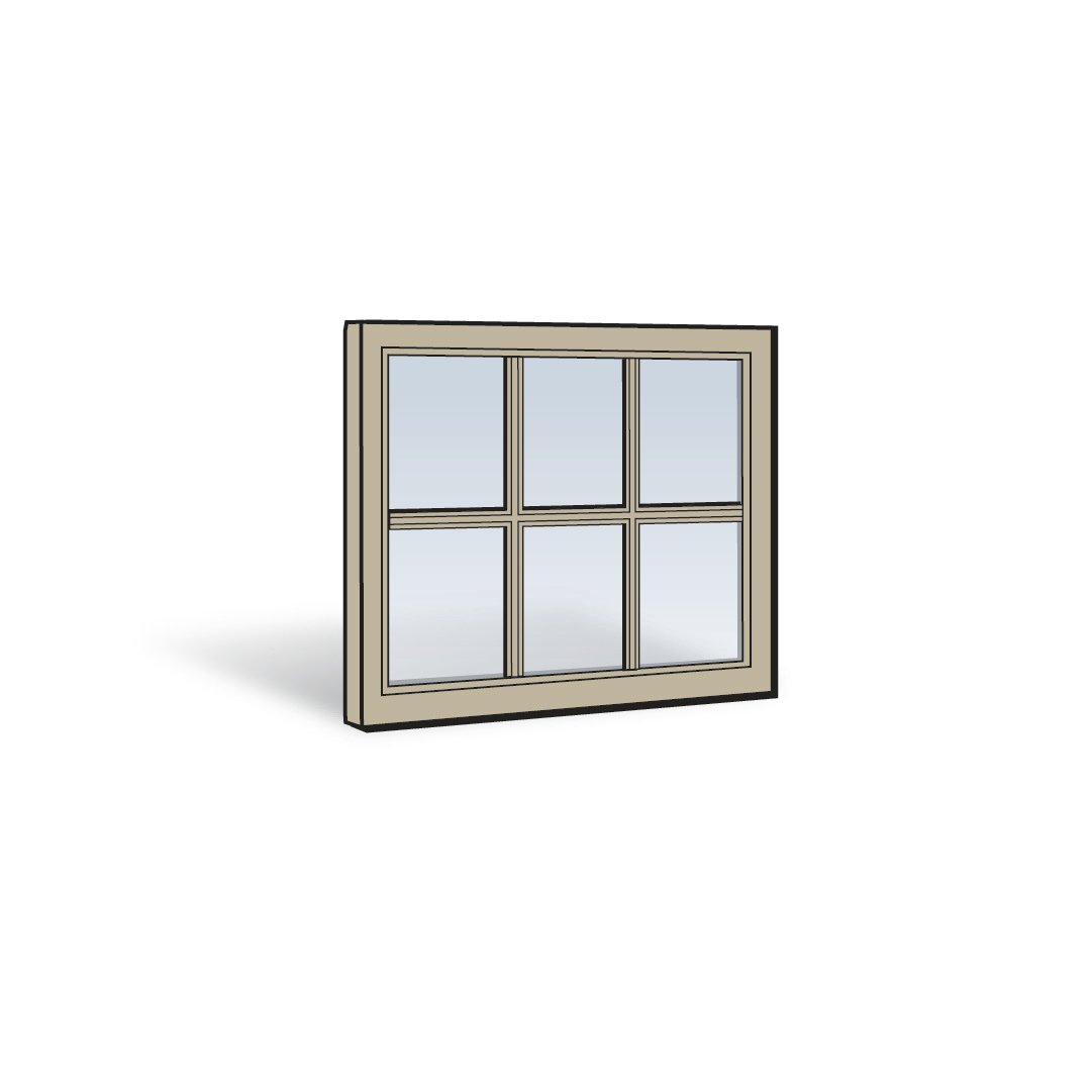 Narroline Double-Hung Window Upper Sash