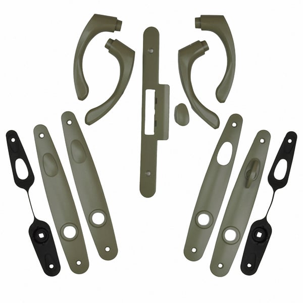 Hinged Patio Door Double Door Complete Trim Set